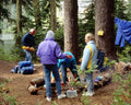 Lake Camping Scene A4 Photo Print
