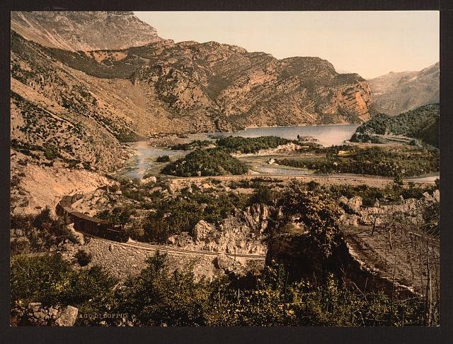 Lake Loppio Lake Garda Vintage A4 Photo Print