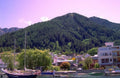 Lake Mountains Sailboat A4 Photo Print