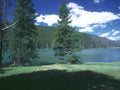 Lake Mountains Summer A4 Photo Print