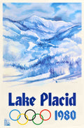 Lake Placid 1980 Vintage Retro Advert Poster A4 Photo Print