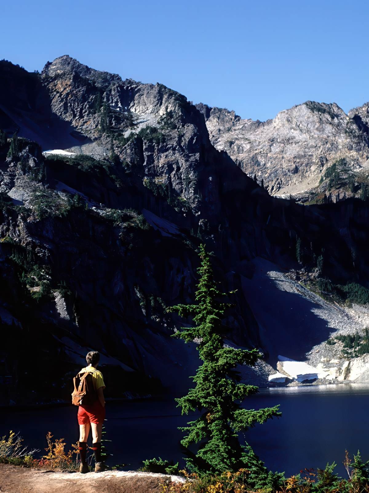 Lake Serene Mountains A4 Photo Print