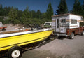 Lake Tahoe Boat A4 Photo Print
