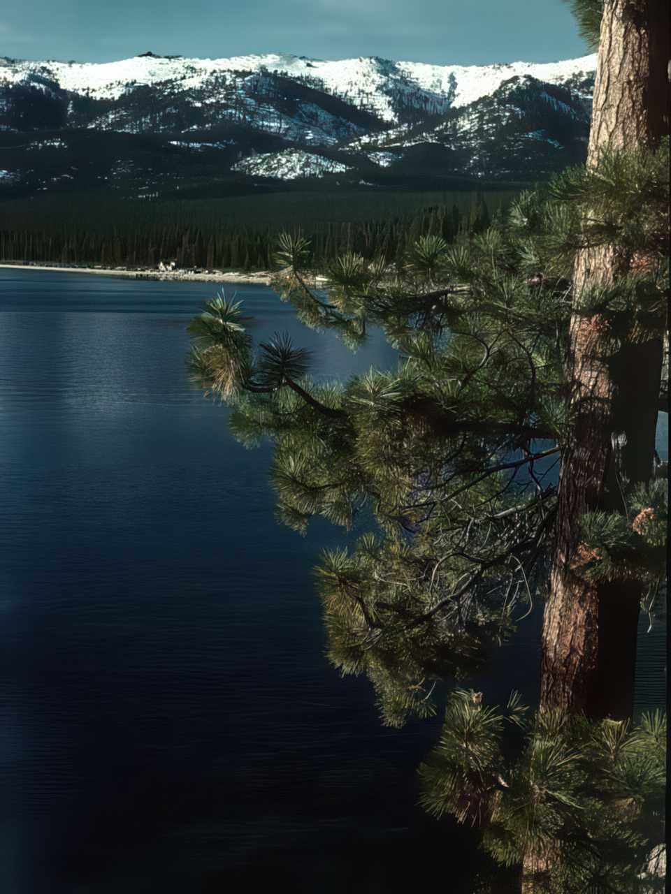 Lake Tahoe Mountains A4 Photo Print x