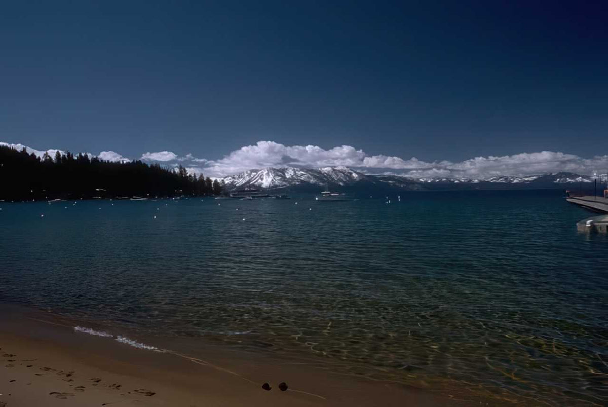 Lake Tahoe Mountains A4 Photo Print