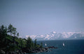 Lake Tahoe Sailboats A4 Photo Print