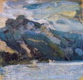 Lake Traunsee With Mountains Richard Gerstl A4 Photo Print