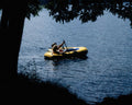 Lake Tubing Sunset A4 Photo Print