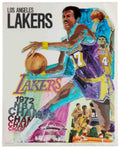 Lakers Champions 1972 Vintage Retro Advert Poster A4 Photo Print