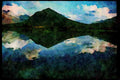 Lakes and rivers 026024 Hill Reflections A4 Limited Edition Watercolour Print