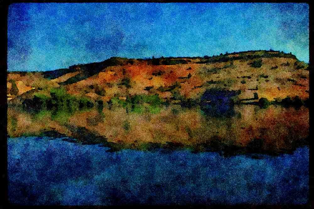 Lakes and rivers 026036 Still Lake Reflection A4 Limited Edition Watercolour Print