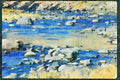 Lakes and rivers 026079 Boulders In River A4 Limited Edition Watercolour Print