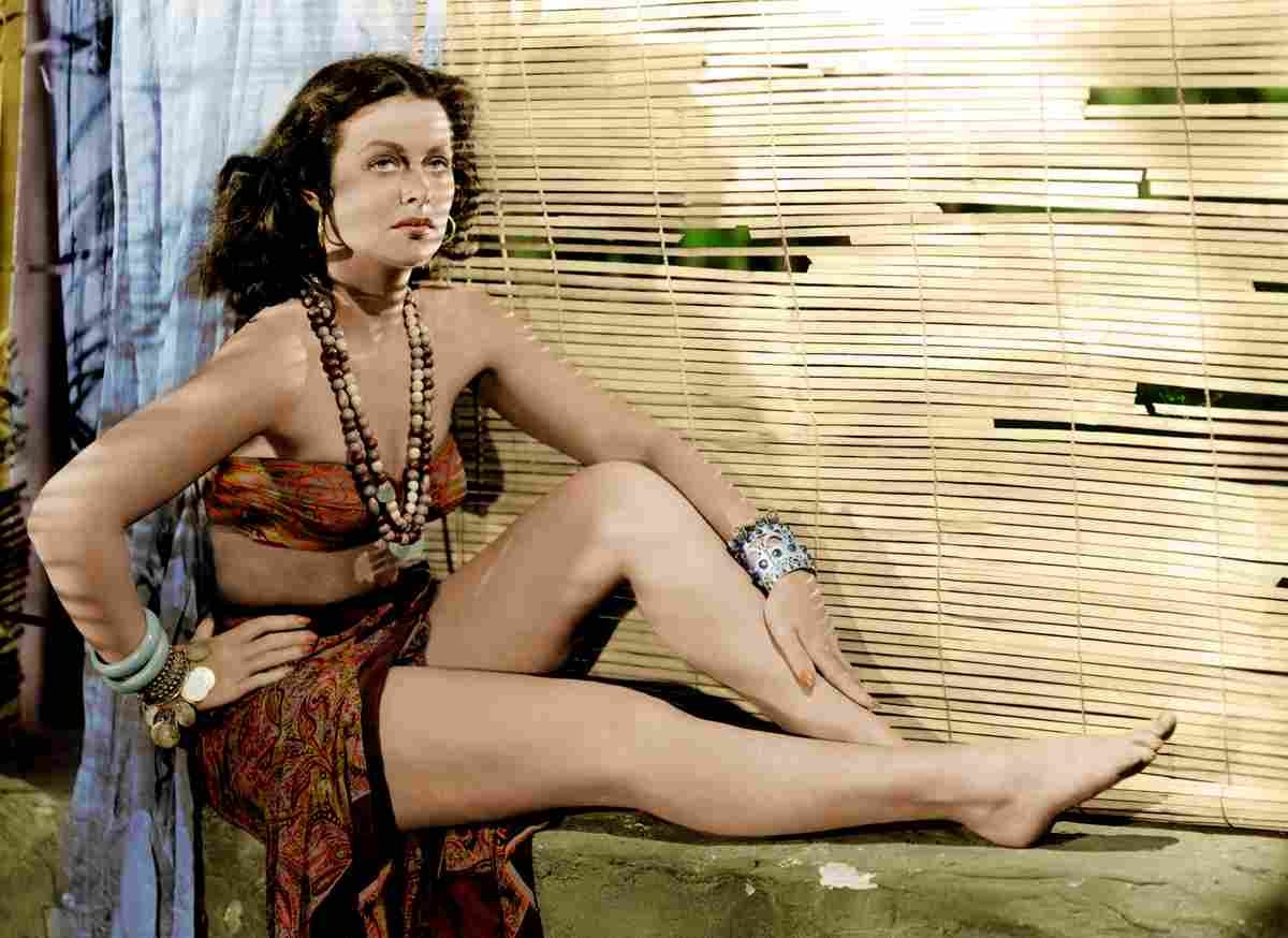 Lamarr Hedy White Cargo 1C film star poster A4 Photo Print