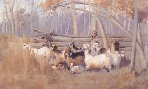 Lambert A Bush Idyll A4 Photo Print