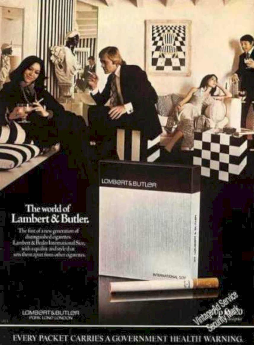 Lambert Butler Packet Vintage Retro Advert Ads A4 Photo Print