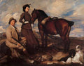 Lambert Miss Alison Preston And John Proctor On Mearbeck Moor A4 Photo Print