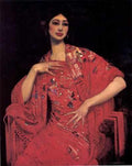 Lambert The Red Shawl A4 Photo Print