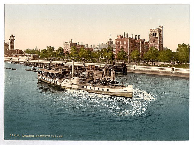Lambeth Palace London Vintage A4 Photo Print