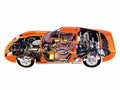 Lamborghini Miura cutaway A4 Photo Print