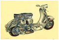 Lambretta Li cutaway A4 Photo Print