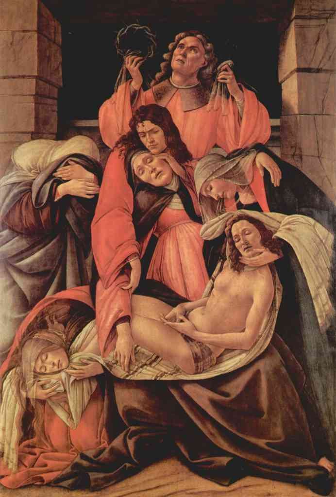 Lamentation Of Christ 1 Botticelli A4 Photo Print