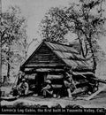 Lamons log cabin the first built in Yosemite Valley Calif Military A4 Photo Print