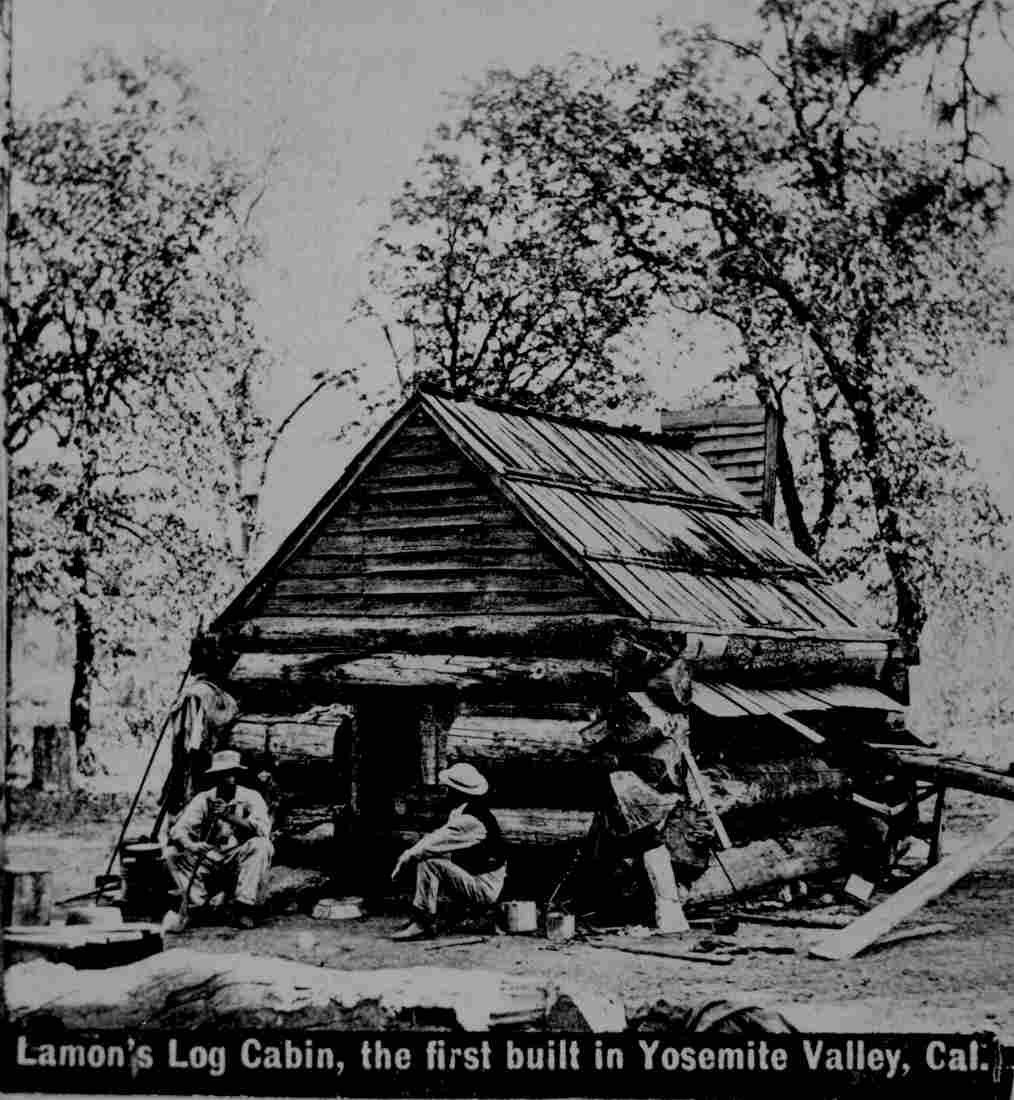 Lamons log cabin the first built in Yosemite Valley Calif Military A4 Photo Print