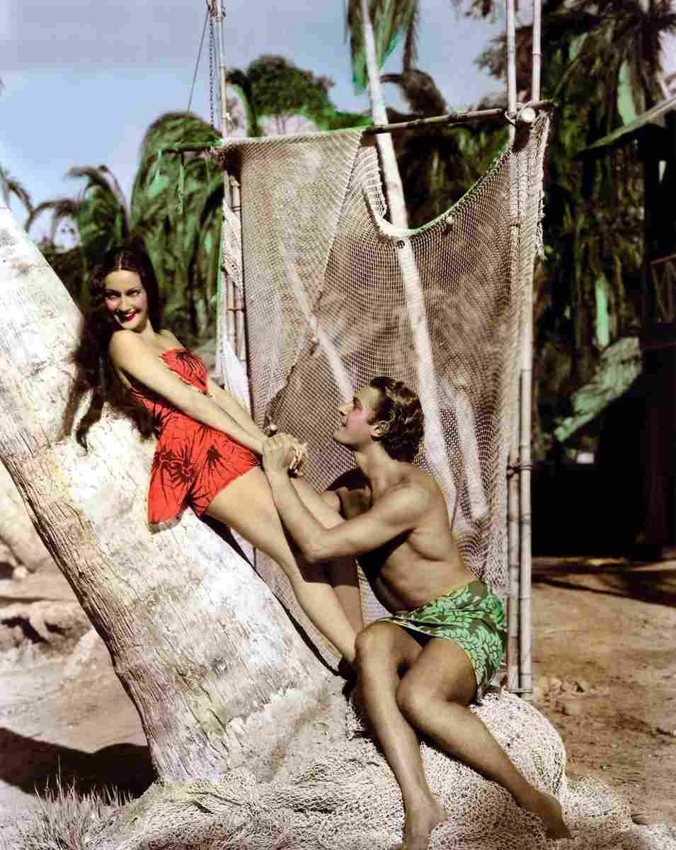 Lamour Dorothy Hurricane The 2 film star poster A4 Photo Print