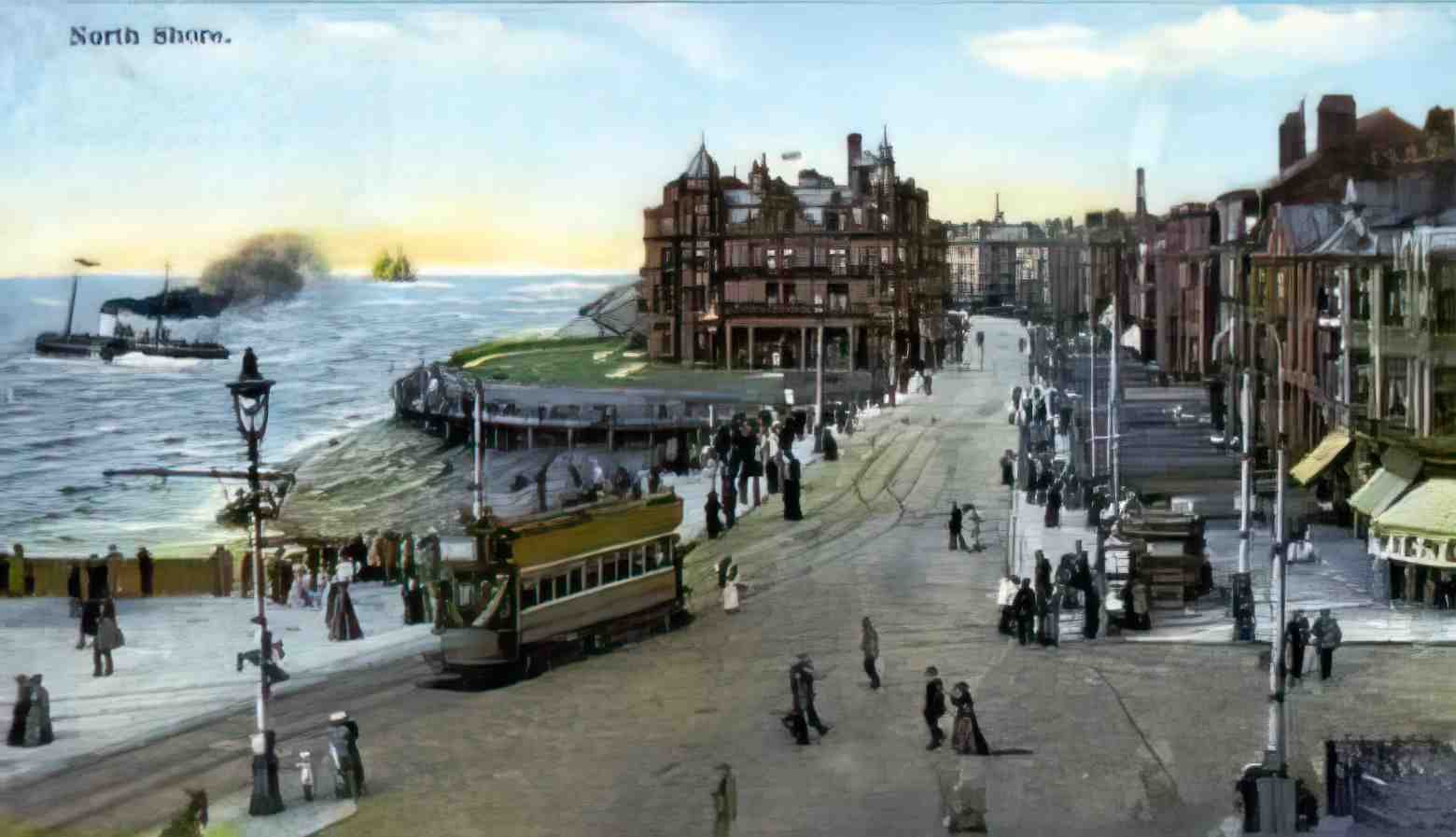 Lancashire Blackpool 1904 Vintage A4 Photo Print