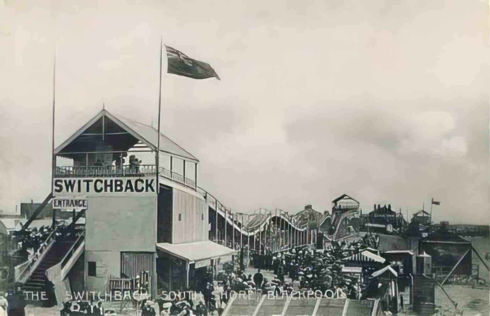Lancashire Blackpool Fair 1905 Vintage A4 Photo Print