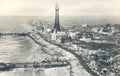 Lancashire Blackpool Looking North Vintage A4 Photo Print