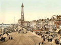 Lancashire Blackpool Vintage A4 Photo Print