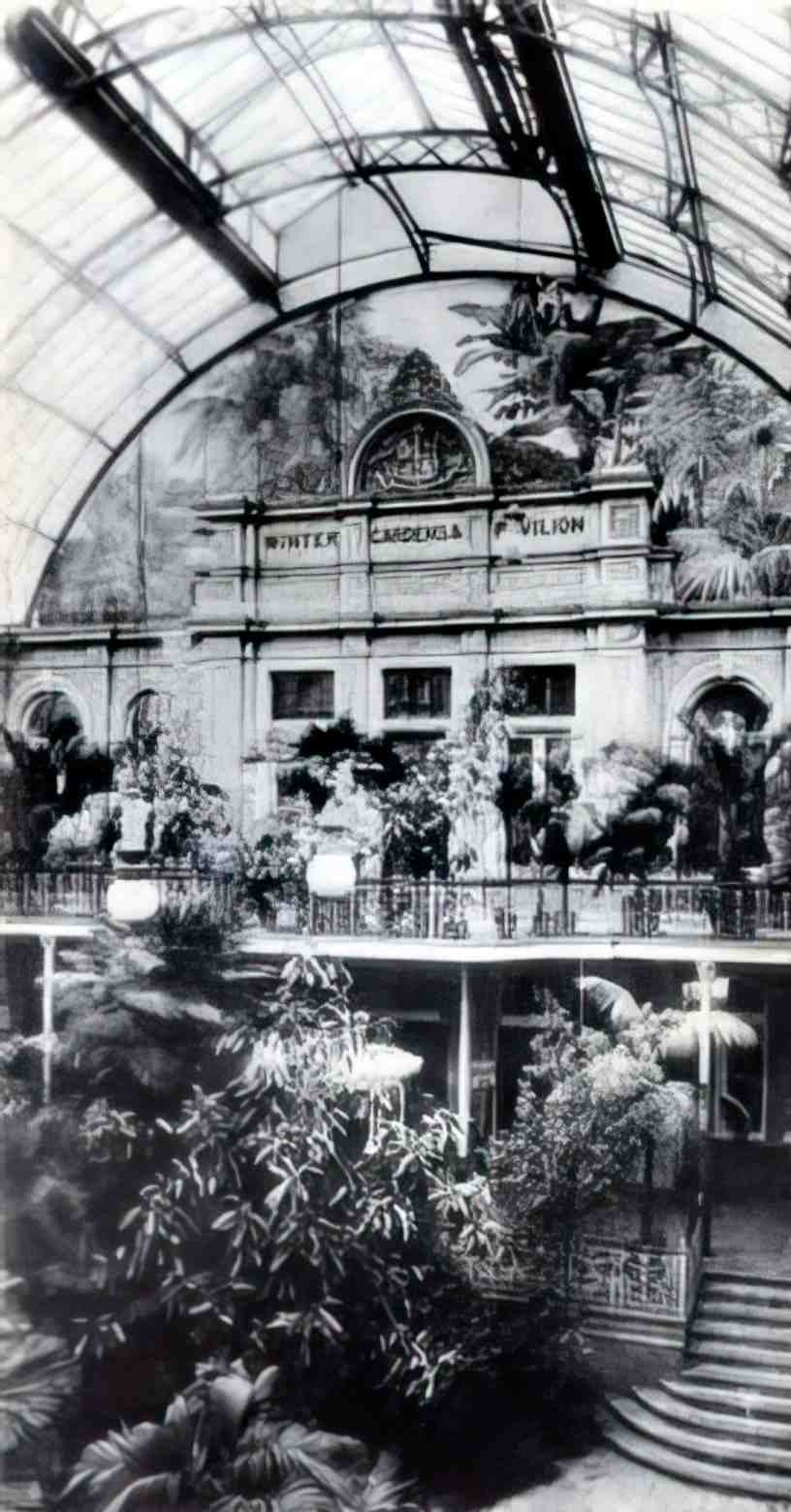 Lancashire Blackpool Winter Gardens Entrance 1900s Vintage A4 Photo Print