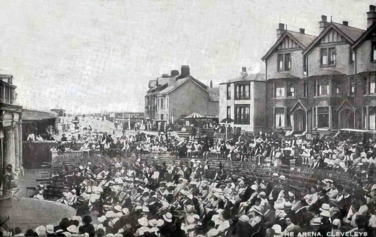 Lancashire Cleveleys The Arena Vintage A4 Photo Print