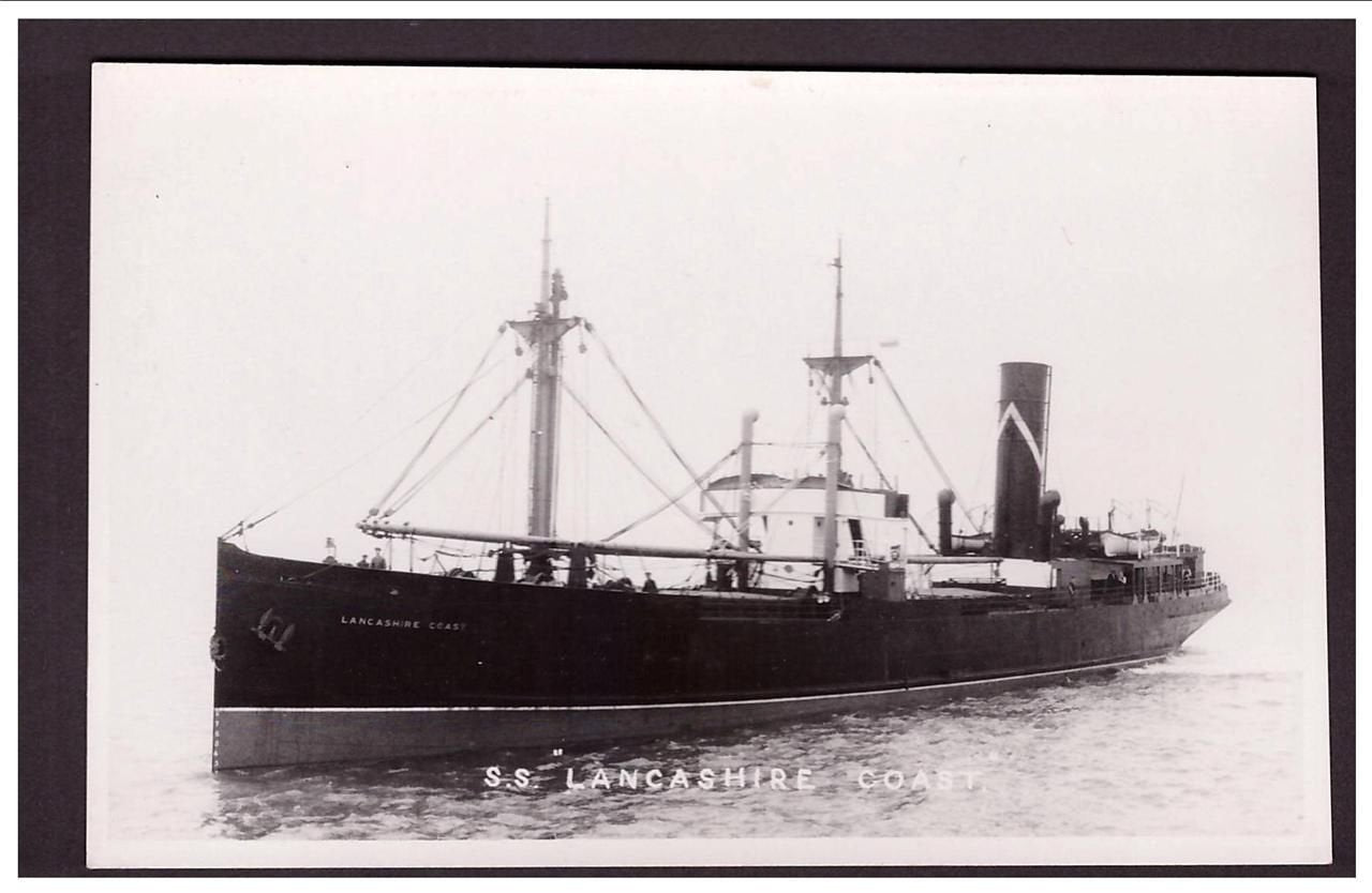 Lancashire Coast Coast Lines Ltd Steam ship A4 Photo Print