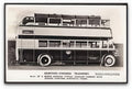 Lancashire Double Decker Bus To Burnley Finished With Berger Kemitone Vintage A4 Photo Print