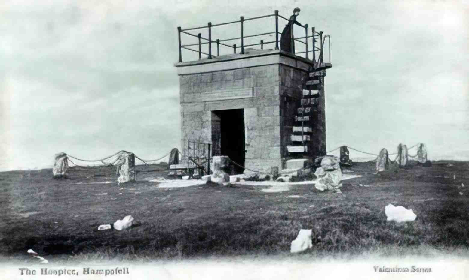 Lancashire Hampsfell Hospice 1910s Vintage A4 Photo Print