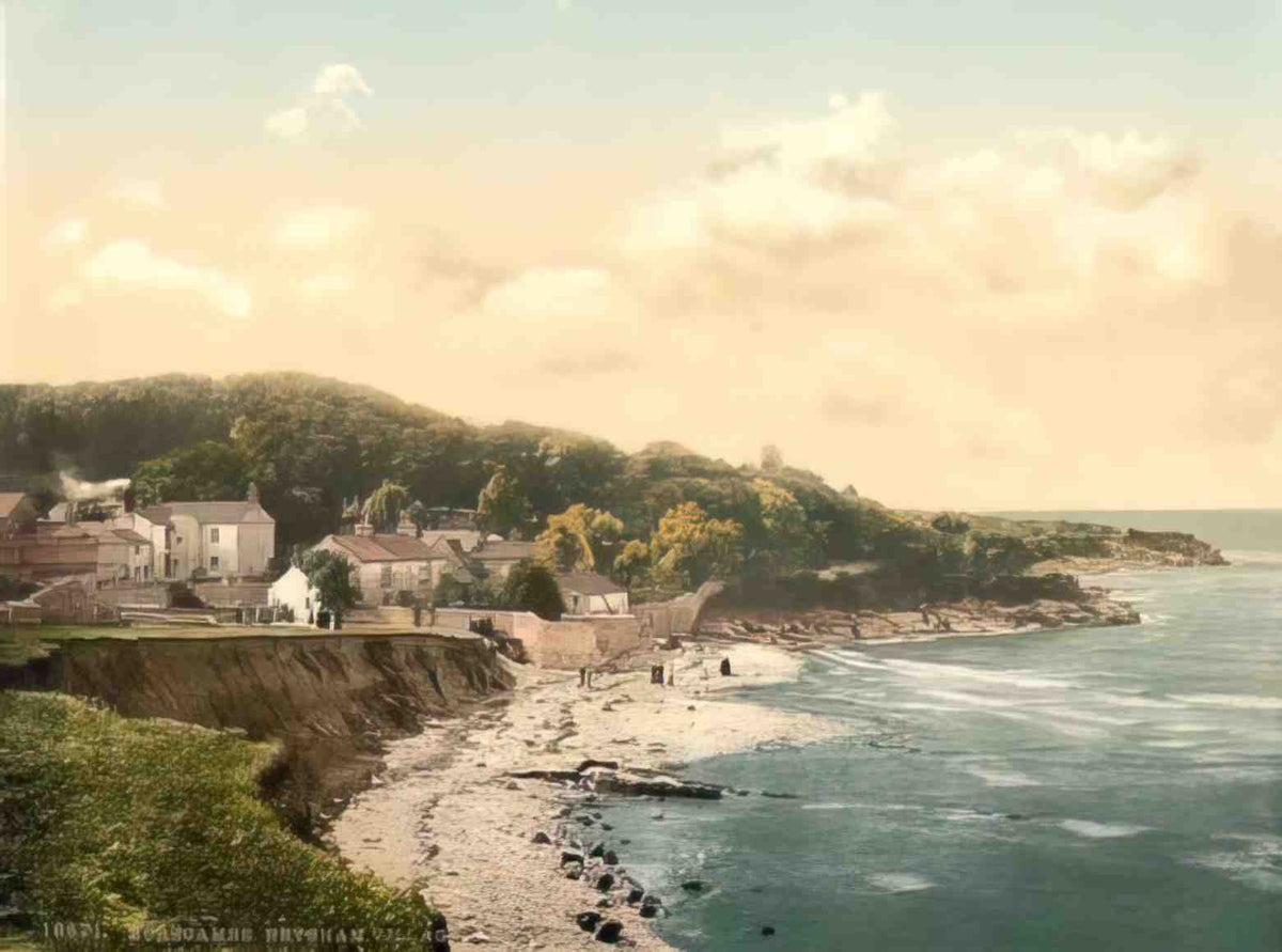 Lancashire Heysham Village Vintage A4 Photo Print