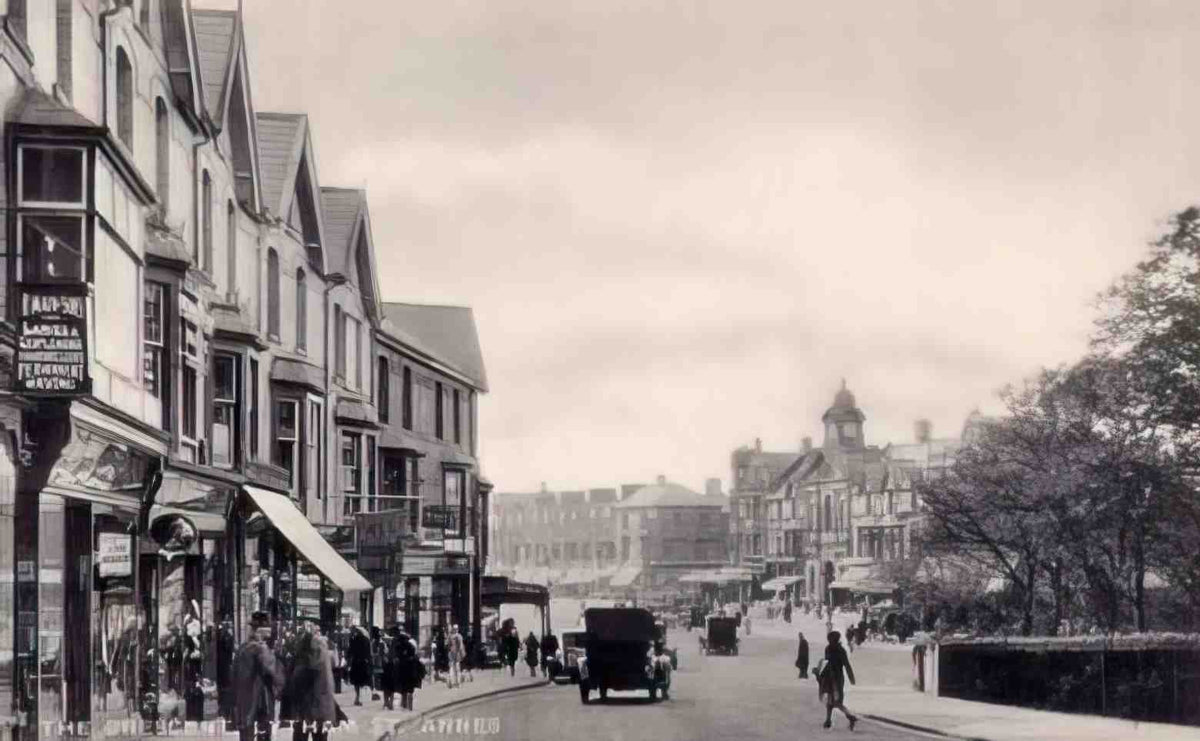 Lancashire Lytham St Annes The Crescent Vintage A4 Photo Print