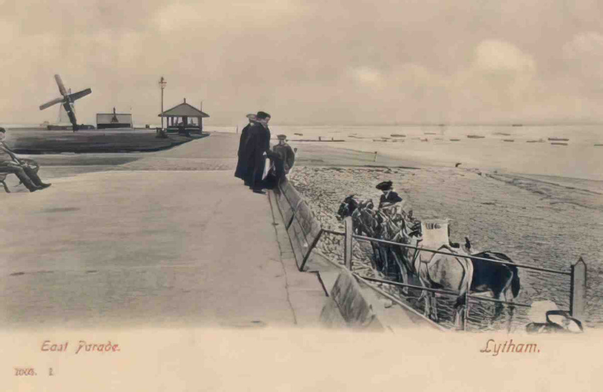 Lancashire LythamStAnnes East Parade Vintage A4 Photo Print