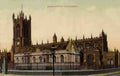 Lancashire Manchester Cathedral Vintage A4 Photo Print