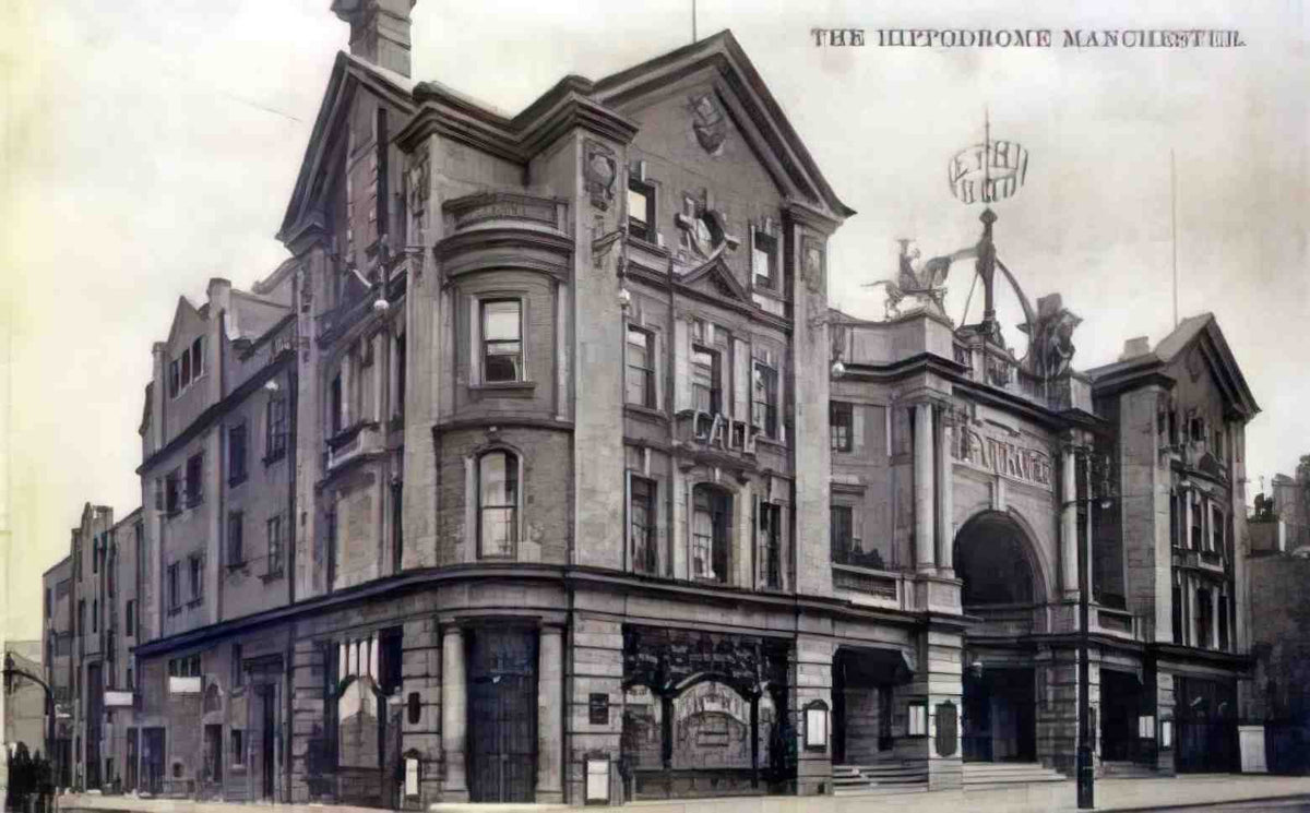 Lancashire Manchester Hippodrome 1910s Vintage A4 Photo Print