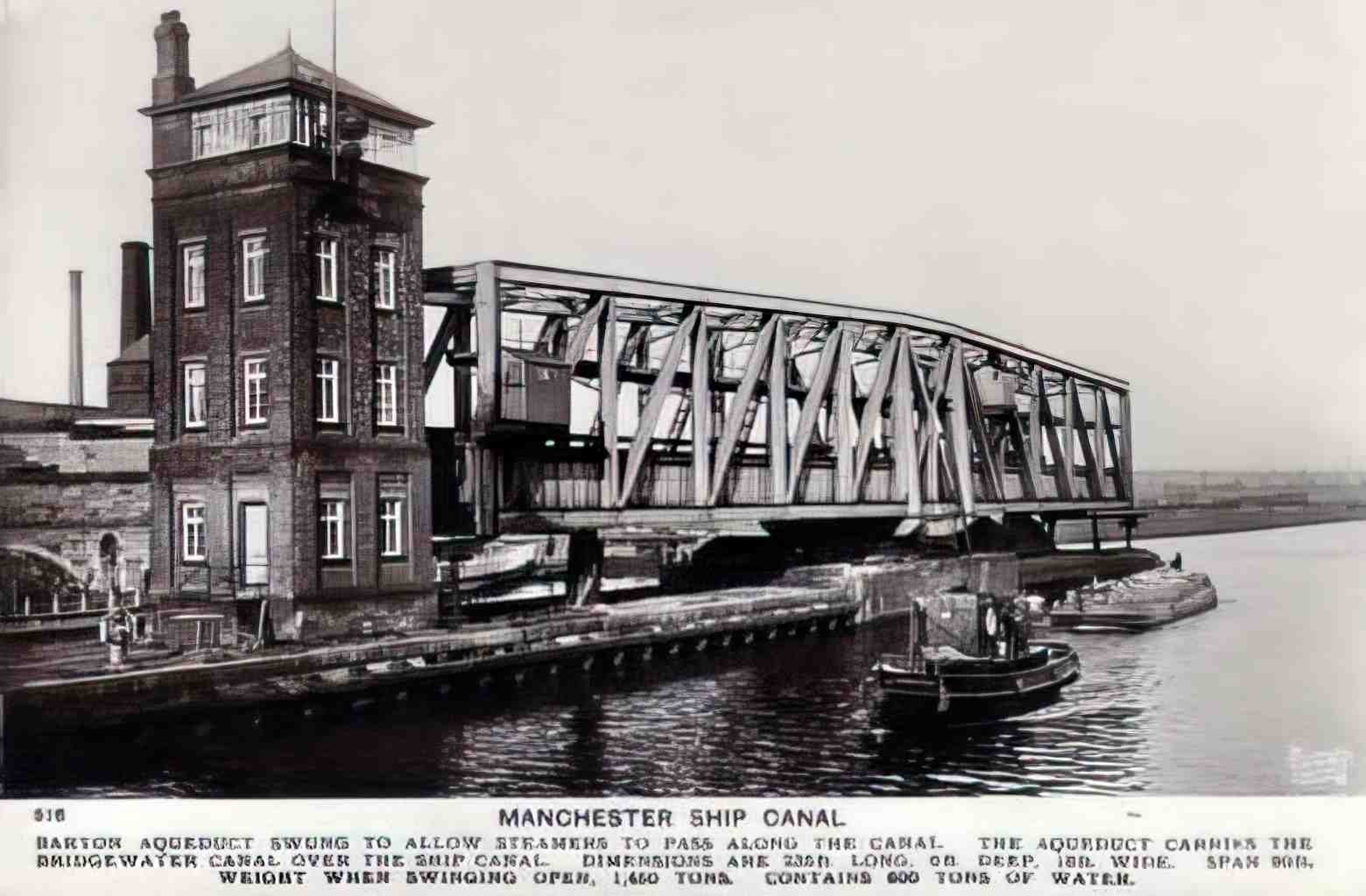 Lancashire Manchester Ship Canal III Vintage A4 Photo Print
