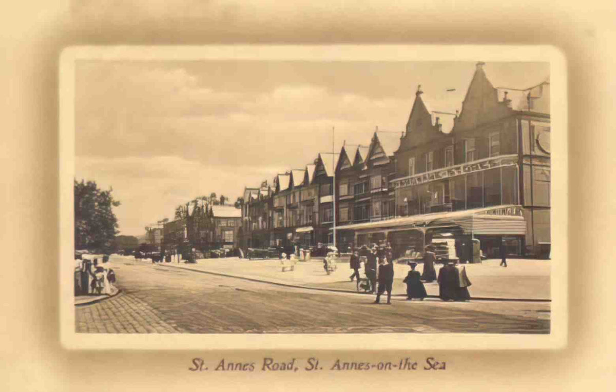 Lancashire St Annes on Sea St Annes Road Vintage A4 Photo Print
