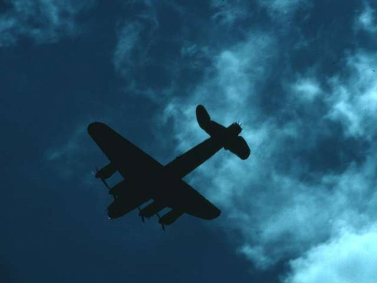 Lancaster Sky Silhouette A4 Photo Print