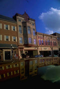 Lancaster Streetscape Reflect A4 Photo Print