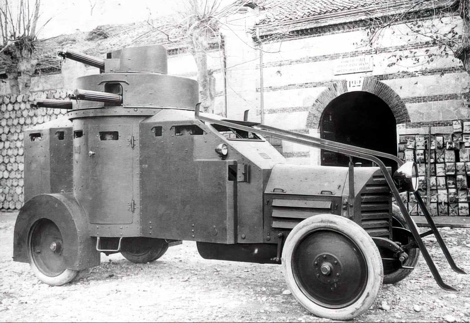 Lancia Ansaldo Iz Armored Car Italy A4 Photo Print