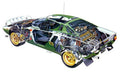 Lancia Stratos cutaway A4 Photo Print