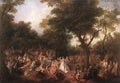 Lancret Nicolas Fete In A Wood  A4 Photo Print
