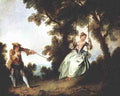 Lancret Nicolas The Swing  A4 Photo Print